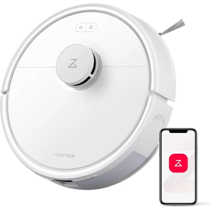 Roborock Saugroboter Q7 L5, 8000 Pa Saugkraft, Dual Anti-Tangle System, Präzise LiDAR-Navigation, App-Steuerung, für Haustierbesitzer