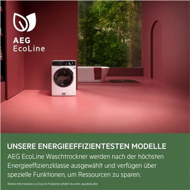 AEG Waschtrockner Serie 8000 PowerCare, 11.0 kg Waschen, 7.0 kg Trocknen, energiesparend, Mengenautomatik, Nachlegefunktion, Kindersicherung, 1600 U/min, LWR8E80610 – Bild 3
