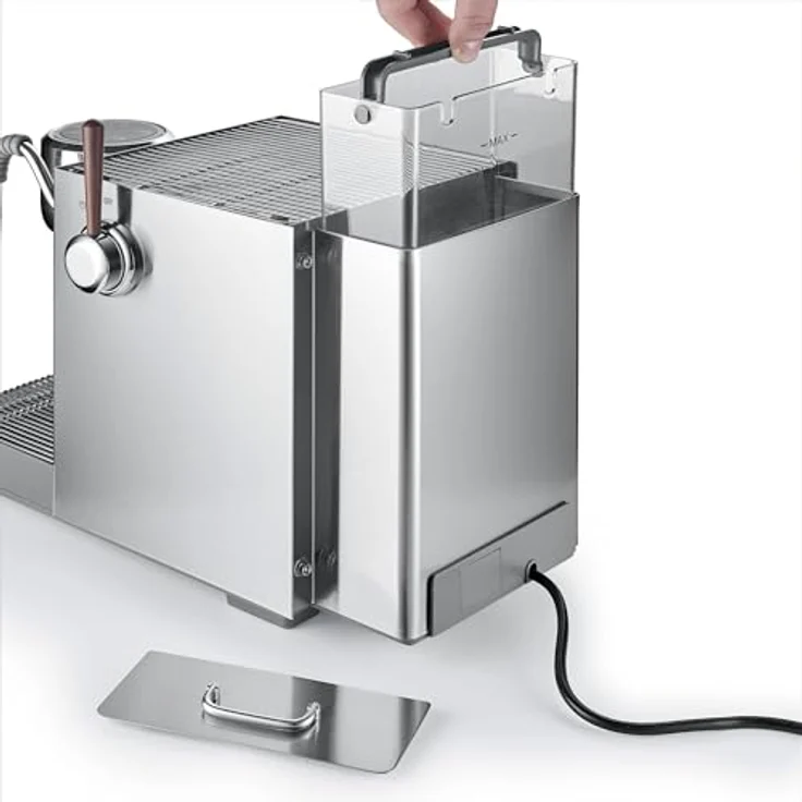 CASO EspressoGourmet Advanced Espresso Siebträgermaschine, 19 bar Ulka-Pumpe, PID-Temperatursteuerung, Edelstahlgehäuse, 2 l Wassertank, mit 2 Siebträgermodellen – Bild 11
