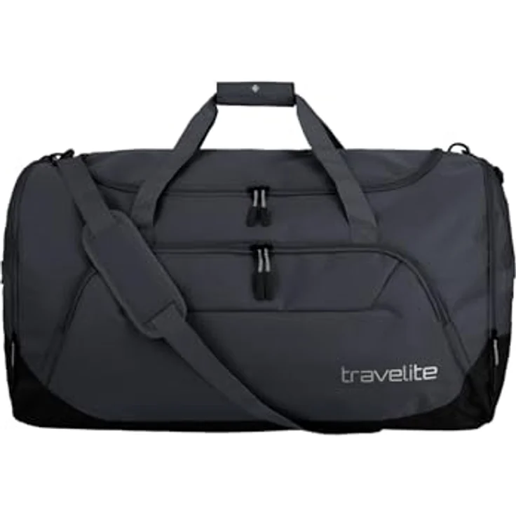 Travelite Kick Off Reisetasche XL 70 cm, dunkel anthrazit, 100% Polyester, geräumig 70 x 40 x 43 cm – Bild 1