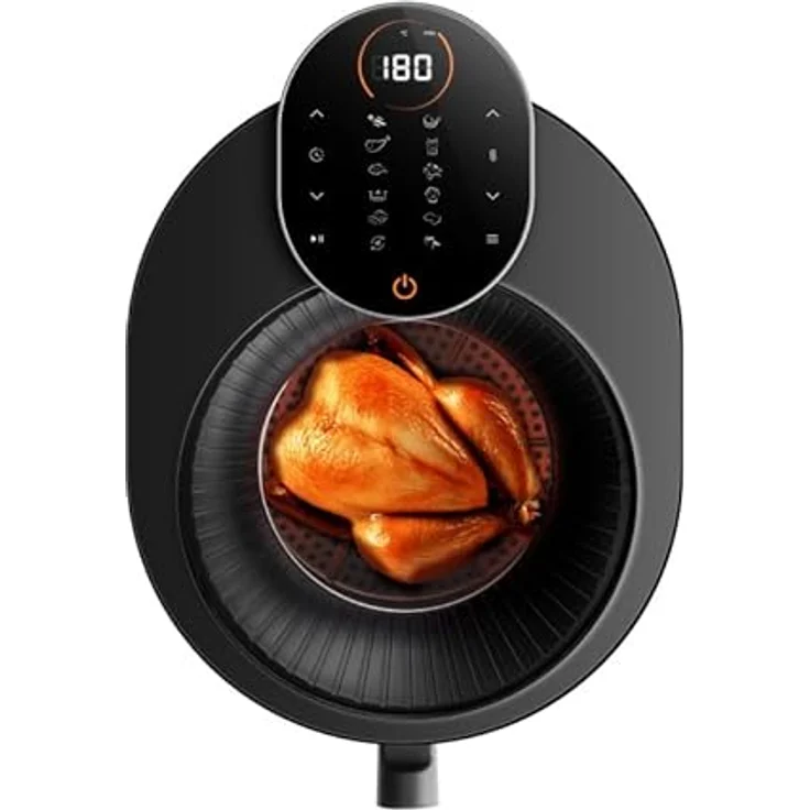 eta Heißluftfritteuse ETA516890000, 1500 W, 5 Liter Fassungsvermögen, 12 Automatikprogramme, LED-Touchdisplay, Überhitzungsschutz – Bild 6