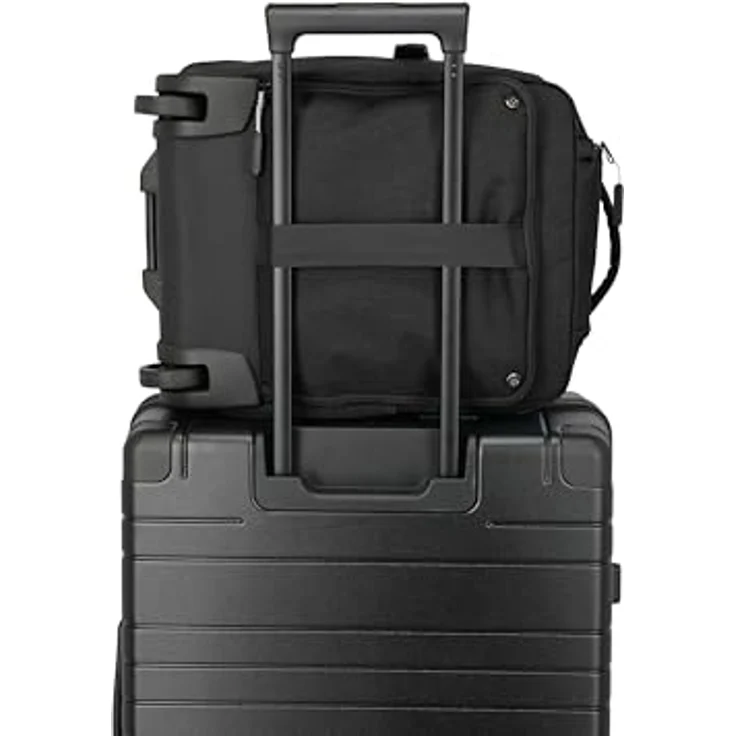Travelite Kick Off 2 Rollen Rucksacktrolley 40 cm mit Laptopfach, schwarz – Bild 9