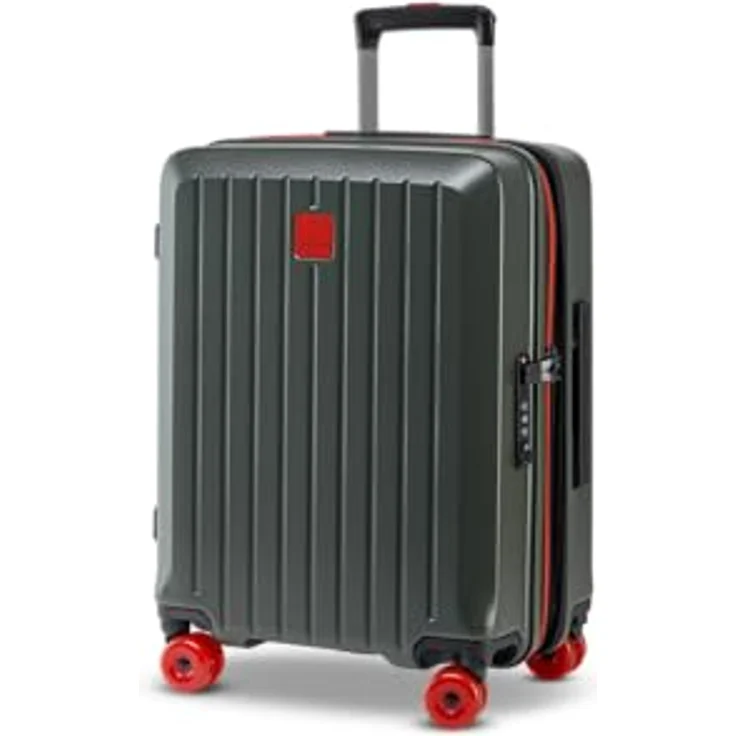 Stratic Buzz 4 Rollen Kabinentrolley S 54 cm, oliv, aus 100% Polycarbonat, 39.5 x 22.5 x 54 cm – Bild 5