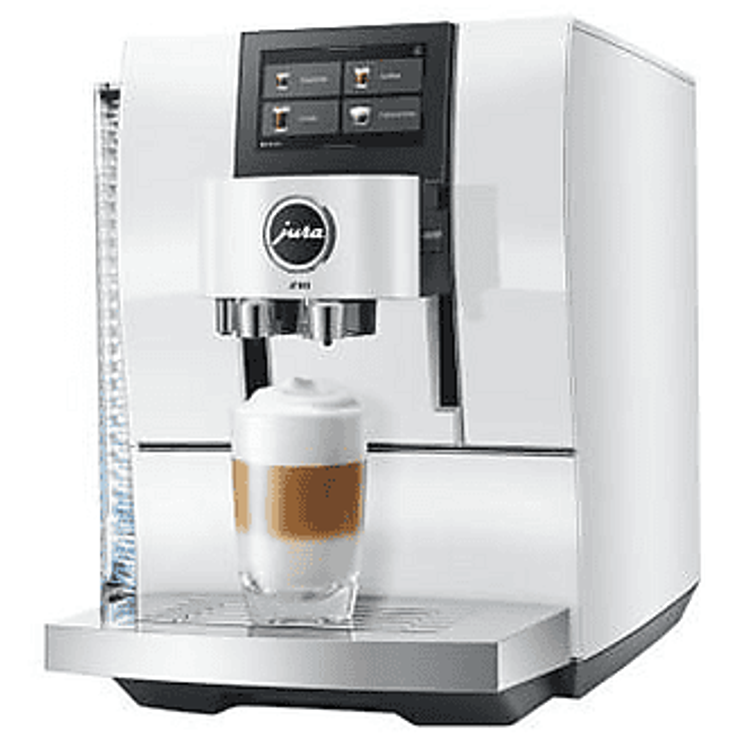 JURA Z10 Diamond White (EB) Cold Brew Kaffeevollautomat, 51 Spezialitäten, 4 Genusswelten, P.R.G.2+ Mahlwerk, Smart Assistenzsysteme