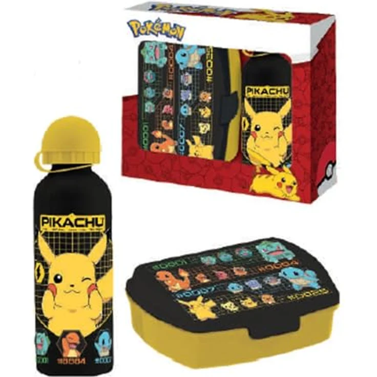POKÉMON Lunchbox Lunchpaket, ideales Set für unterwegs, bunt – Bild 2