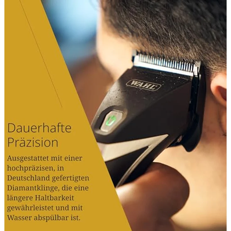 Wahl Kuno Professioneller Akku-Haarschneider - Bis zu 100 Minuten Laufzeit - Taper-Hebel-Funktionalität, 7200 U/min Motor, ergonomisches Design – Bild 4