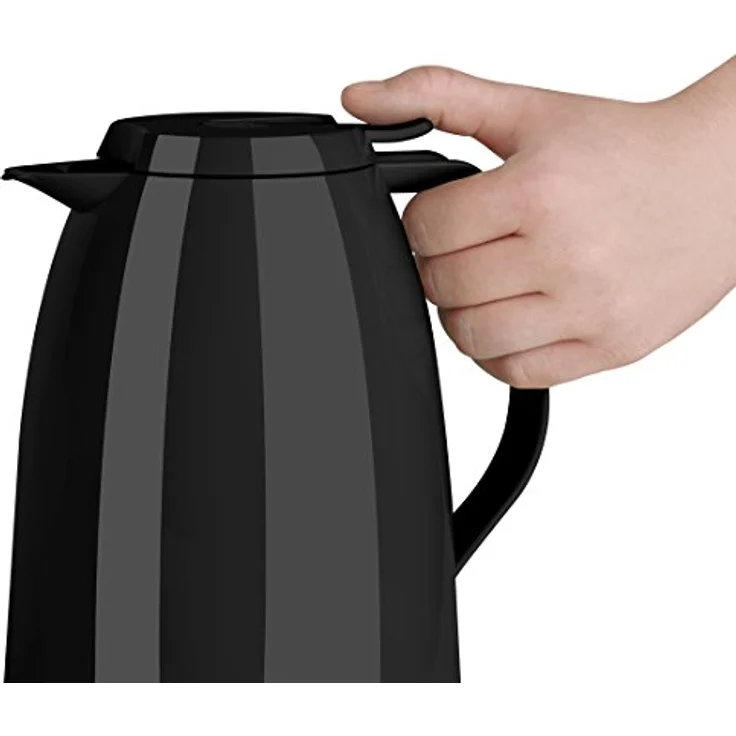 Emsa 517009 Mambo Isolierkanne QT, 1,5 L, hochglanz, schwarz – Bild 5