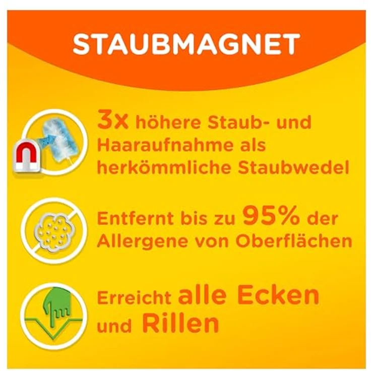 Swiffer Staubwedel-Set inkl. 2 Nachfüll Tücher, Größe XXL – Bild 6