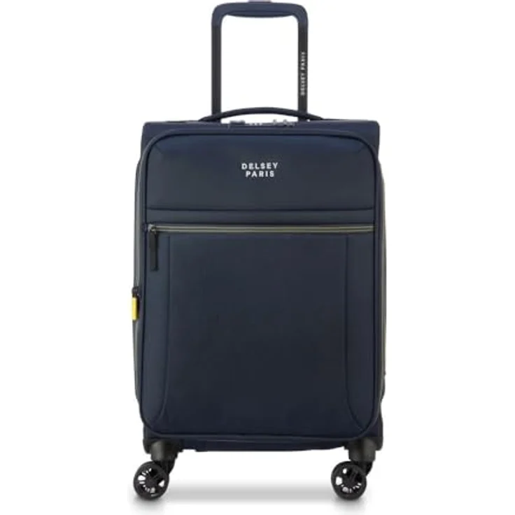Delsey Paris Brochant 3, Kabinentrolley 55 cm mit 4 Rollen, blau, 100% Polyester – Bild 1
