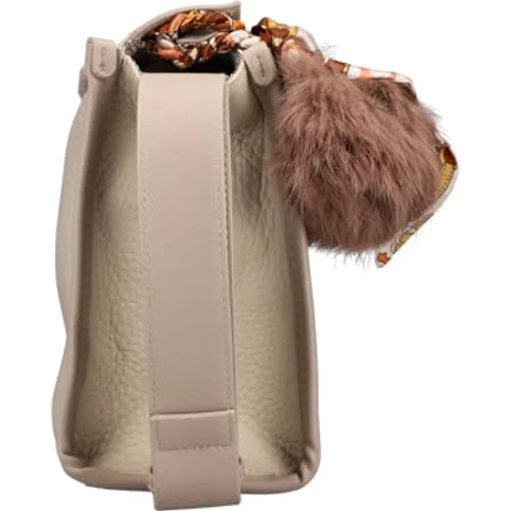 Rieker Umhängetasche Marmor, ivory Schultertasche mit viel Stauraum und Reißverschluss – Bild 4