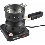 emeco Einzelkochplatte Elektrischer Shisha Kohleanzünder Grillanzünder Kohlebrenner B2, Leistung: 450 Watt, maximale Temperatur: 280 Grad, Eisen und Metall, Farbe: Schwarz - Preisvergleich