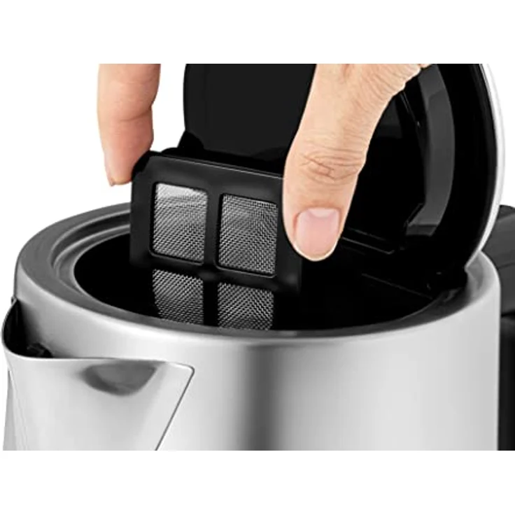 Linsar - Wasserkocher - Edelstahl-Optik - 1,7 Liter - Mit Touchfunktion, Warmhaltefunktion, 5 Temperatur-Einstellungen, Kalkfilter, Abschaltautomatik und digitaler Anzeige - 2200 Watt (Edelstahl) – Bild 4