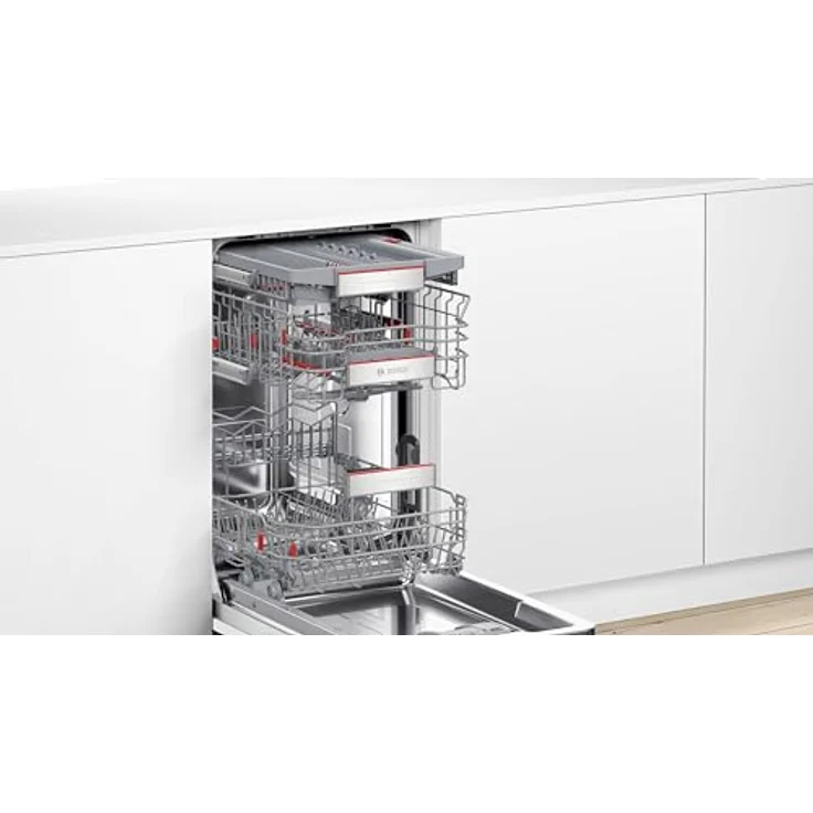Bosch Serie 6, Teilintegrierter Geschirrspüler, 45 cm, Edelstahl, SPI6EMS17E – Bild 3