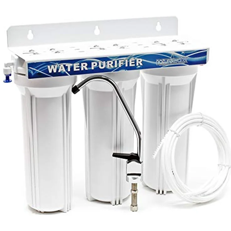 Naturewater NW-PR303 3-Stufenfilter Sedimentfilter Aktivkohleblock Aktivkohlegranulat, 2.5m Schlauch – Bild 2