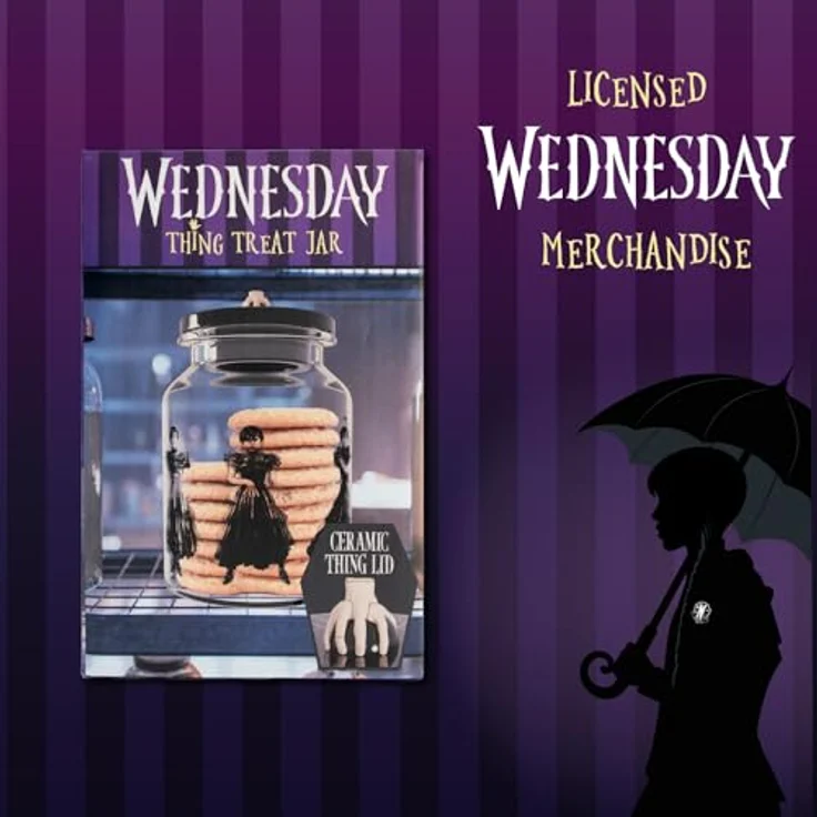 Blue Sky Studios Wednesday, Vorratsglas mit praktischem Deckel, transparent – Bild 6