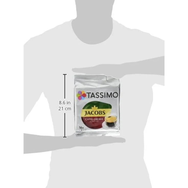 Tassimo Jacobs Caffè Crema Classico, Kaffee mit feiner Crema, 16 T-Discs, Kapseln – Bild 4