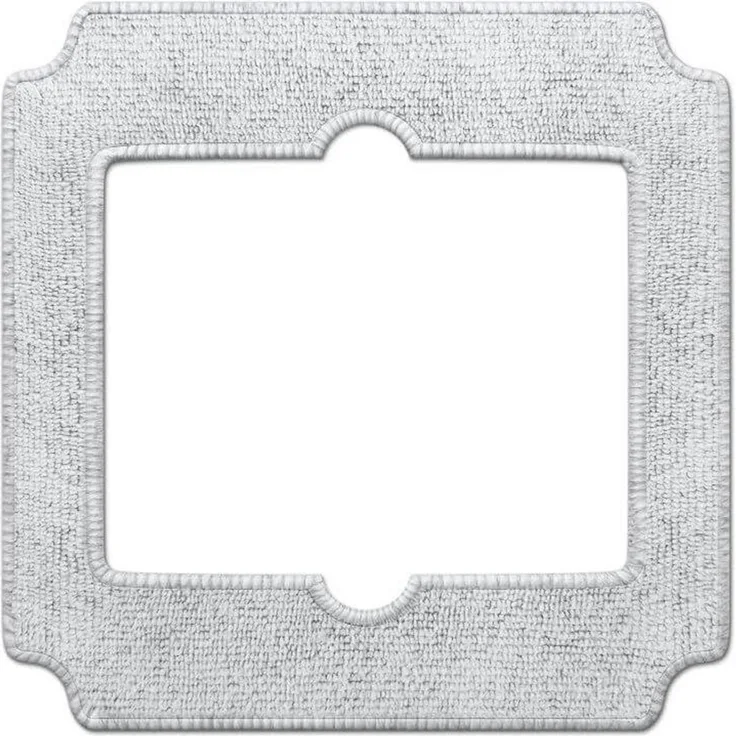 Ecovacs W-CC02-0012, elektrischer Fensterreiniger Zubehör, Reinigungsmop-Pad aus hochwertiger Mikrofaser, grau, 2er Set