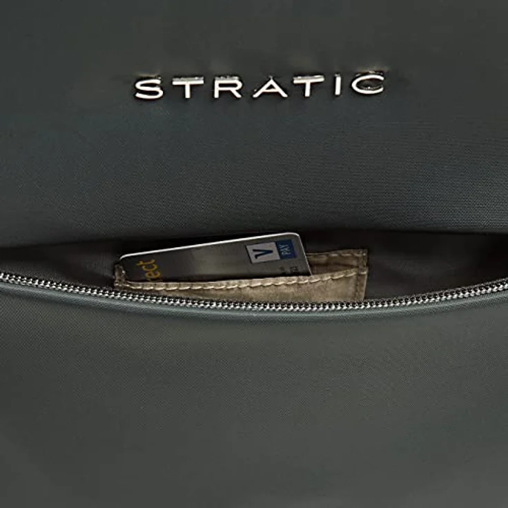 Stratic Pure Body Bag Crossbody Bag, nachhaltige Umhängetasche, wasserabweisend, Kartenfach, Masken- Hygienefach, Dark Green – Bild 4