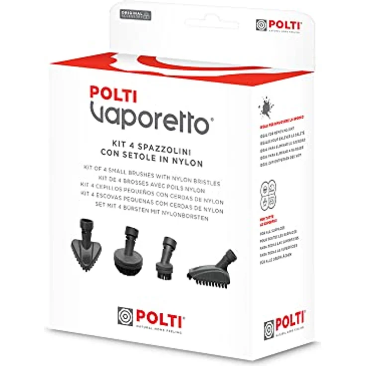 POLTI PAEU0399 Bürsten-Set, Original Ersatzteil für SV660 SV650 SV620 SV610 Vaporetto Style, passgenau und hochwertig – Bild 3