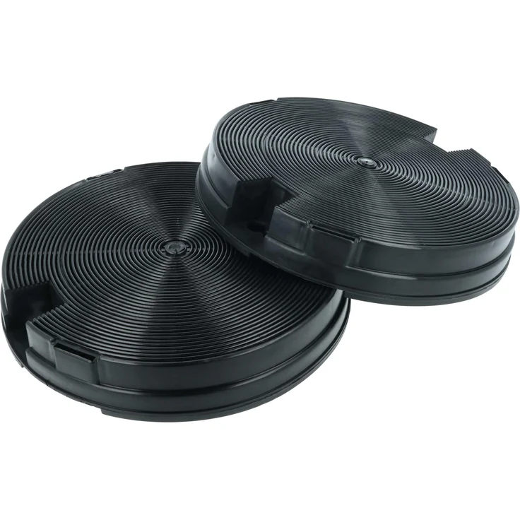 vhbw Aktivkohlefilter 2er Set kompatibel mit Maytag 852637415000, 852635753000, schwarz, für verbesserte Luftqualität in Dunstabzugshauben