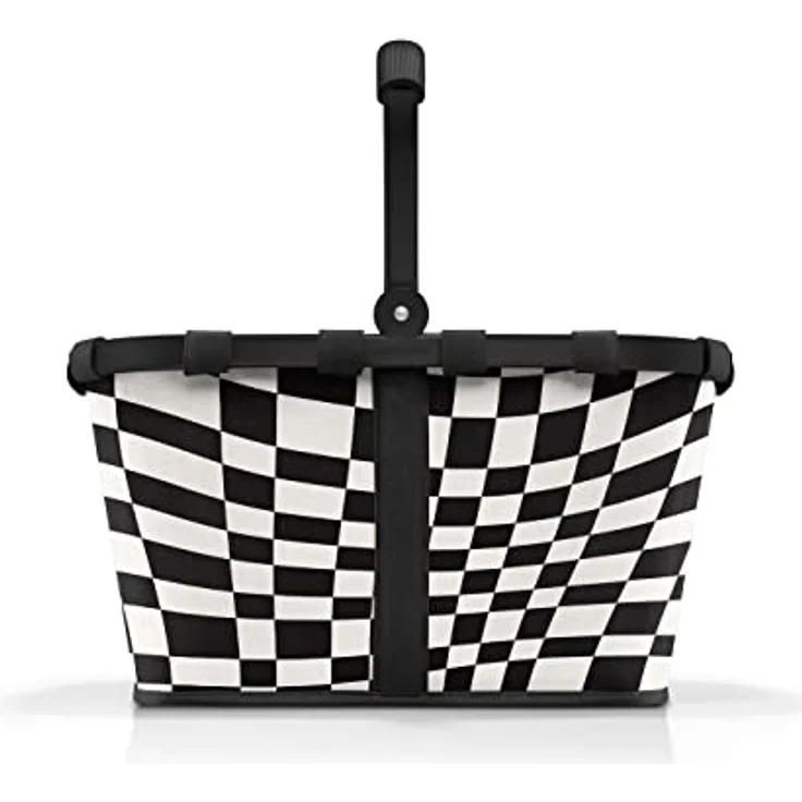 reisenthel carrybag frame op-art – Stabiler Einkaufskorb mit viel Stauraum und praktischer Innentasche – Elegantes und wasserabweisendes Design – Bild 3
