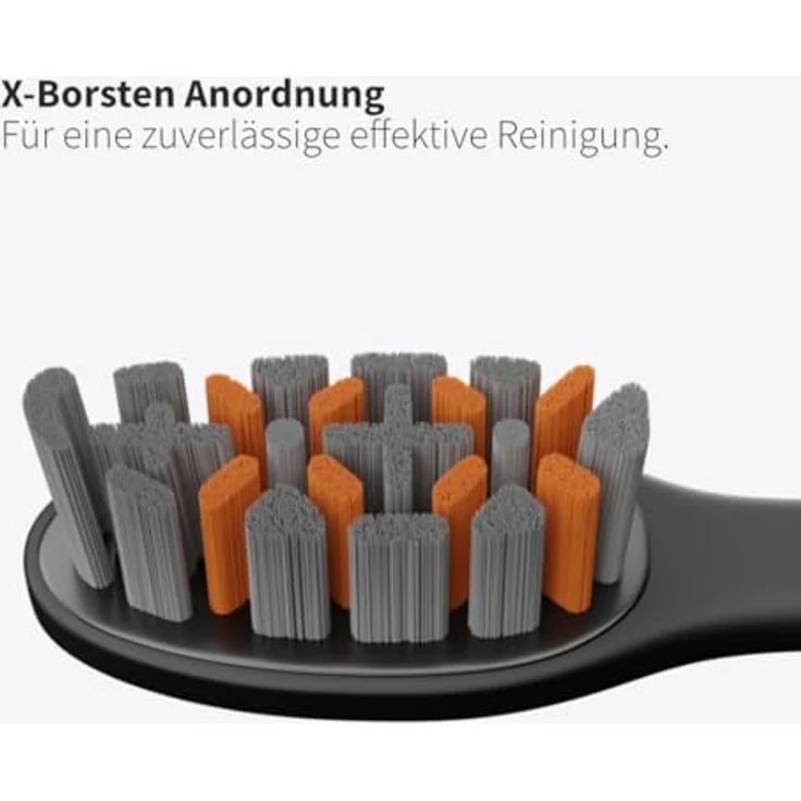 Zahnheld Bürstenköpfe Pro X-Clean Whitening elektrische Schall Zahnbürste X-Borsten weiß 3 Stück – Bild 3