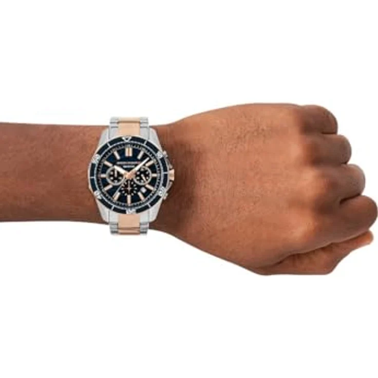 Armani Exchange Watch for Men, Automatic Blue Dial, Stainless Steel Band, 100m Water Resistance – Bild 2
