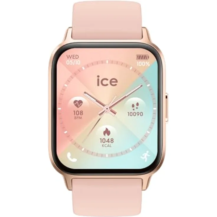ICE-WATCH Ice fit 1.0 Rose-Gold Nude AMOLED Connected Watch, 1.78 Zoll