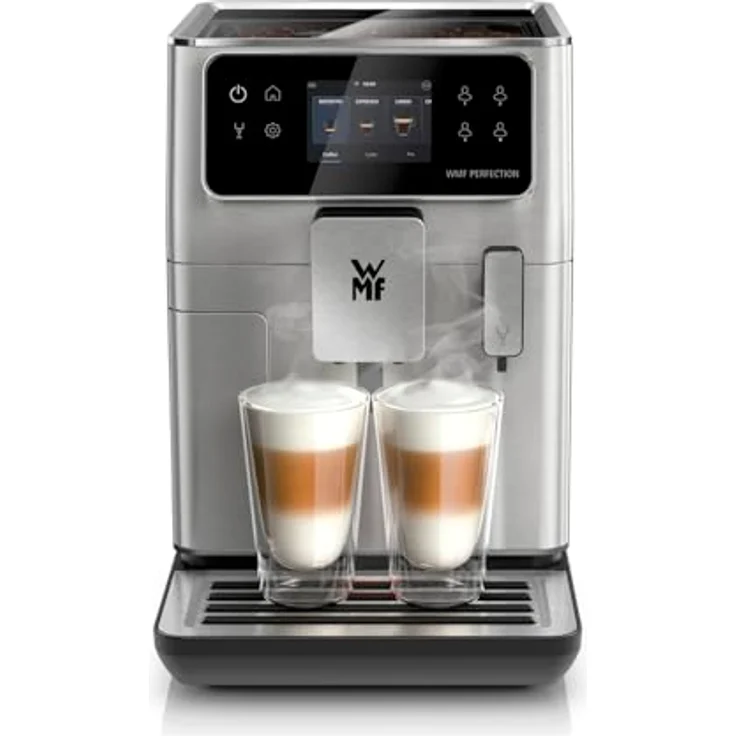 WMF Perfection 630 Kaffeevollautomat CP811D, 13 Getränkespezialitäten, Doppel-Thermoblock, Edelstahl-Mahlwerk, Nutzerprofile, 1l Milchbehälter, Cromargan® Frontdesign, WiFi-Konnektivität, Click&Clean Reinigungssystem – Bild 1