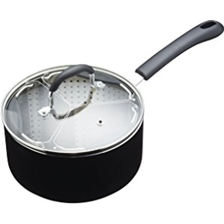 Kitchencraft Edelstahl Topf Körbe mit Trennwand, 20 cm – Metallic, Set mit 3 Stück. – Bild 4