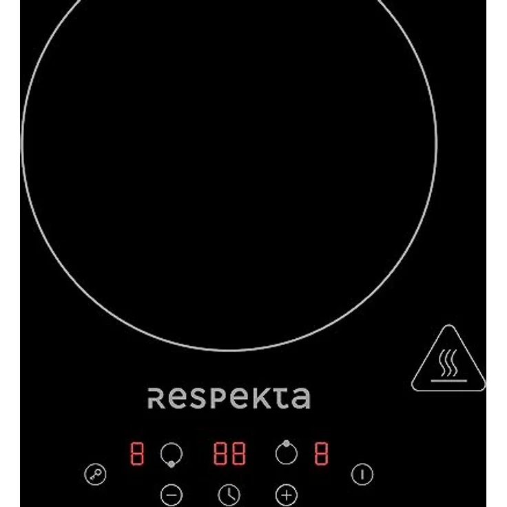 Respekta Rahmenloses Induktionskochfeld autark/Einbaukochfeld induktiv mit 2 Platten / 9 Leistungsstufen/Touch Control/Timer/Kindersicherung / 29 cm/in schwarz/KM 9140I-28 – Bild 3
