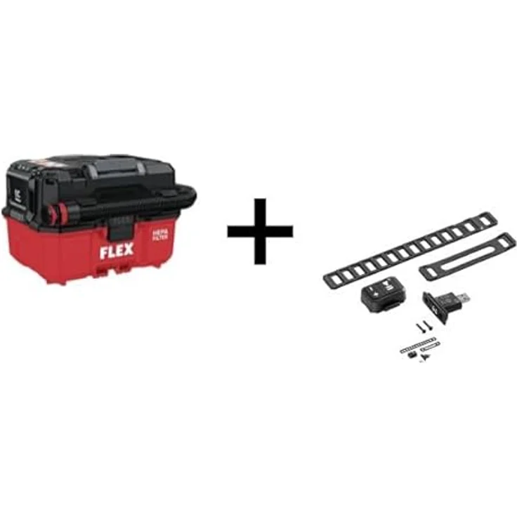 Flex Nass-Trocken-Akkusauger VC 9 L MC 18 RC, 9,5 L Behältervolumen, kompatibel mit FLEX 18 V Akkupacks, ohne Akku und Ladegerät – Bild 2