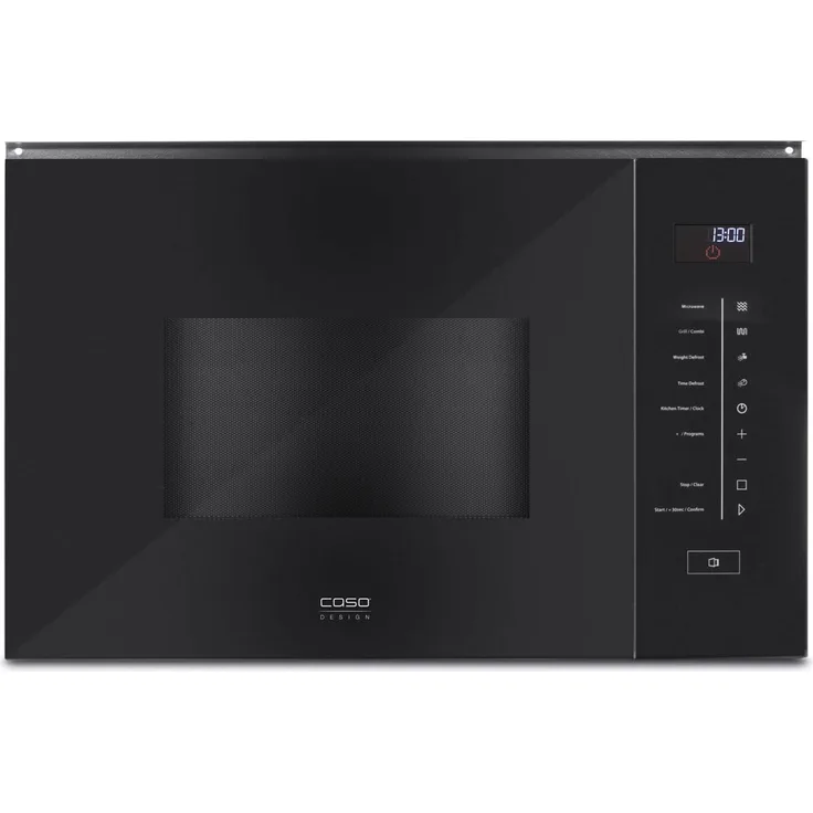 Caso Selection E 25 MGS Einbau-Mikrowelle mit 25 Liter Garraum und Quarz-Grill, Edelstahl