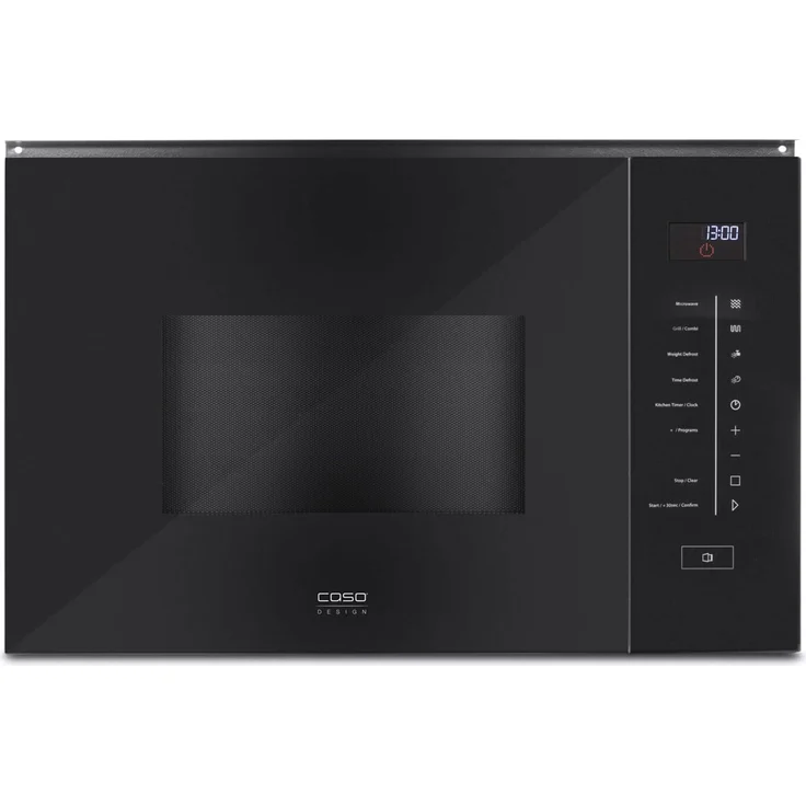 Caso Selection E 25 MGS Einbau-Mikrowelle mit 25 Liter Garraum und Quarz-Grill, Edelstahl