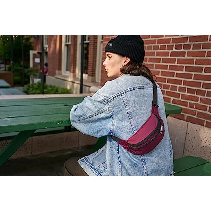 Dakine Classic Gürteltasche, 23 cm, grau, 100% Polyester, kompakte Bauweise – Bild 4