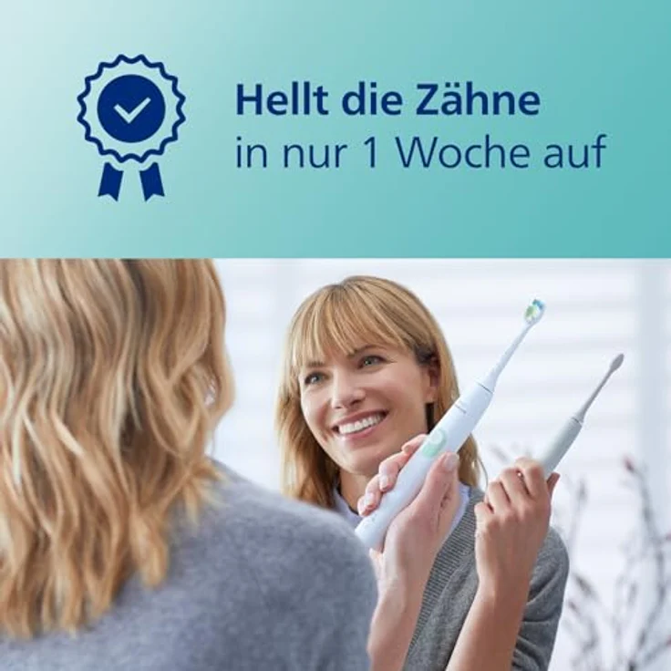 Philips Sonicare ProtectiveClean 4300 HX6807/35, Schalltechnologie, inkl. 2. Handstück, mit 2 Reiseetuis – Bild 3