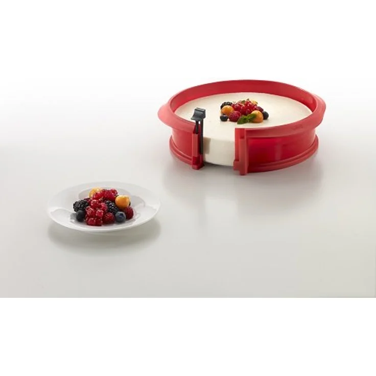 Lékué 2412323R01 Springform 23 cm rot mit Keramikboden – Bild 5