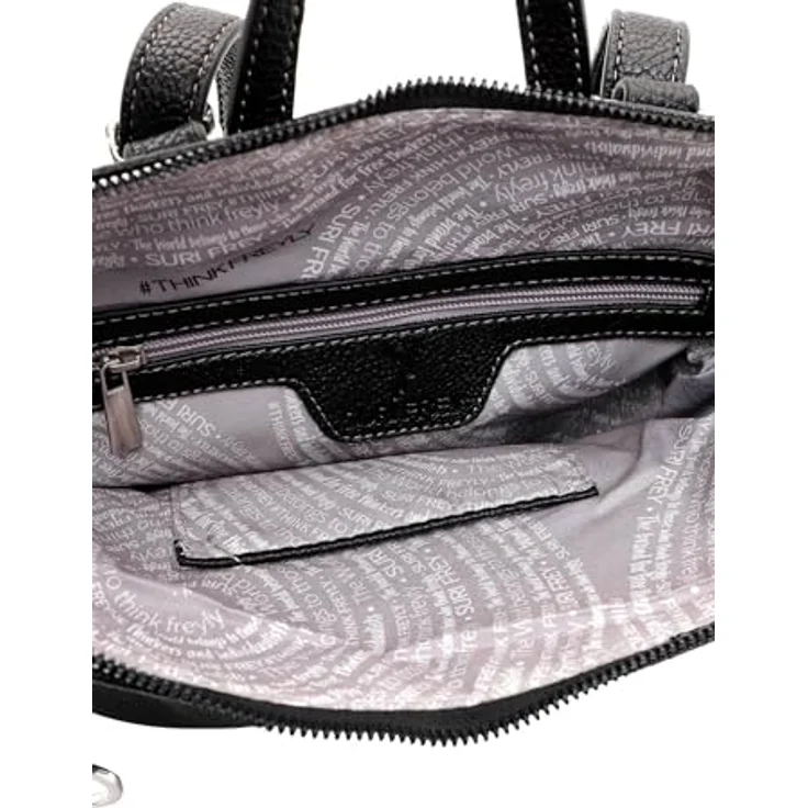 Suri Frey SFY Debby City Rucksack, 30 cm, schwarz, 100% Polyurethan, 29 x 11 x 30 cm – Bild 7
