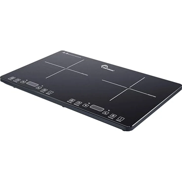 LITTLE BALANCE Little Balance 8858, tragbare Induktionskochplatte mit 3500 Watt, 9 Temperaturstufen bis 240 °C, inklusive 2 Pfannen – Bild 1