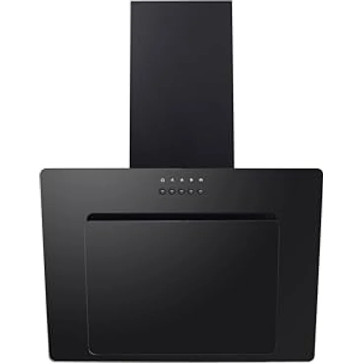 YUNA KIM SH60A inklusive Kohlefilter | Dunstabzugshaube | Breite 60cm | Abluft- & Umluftbetrieb | Luftstrom 330 m³/h | schwarze Glasfront | Wandhaube | LED-Beleuchtung | 64 dbA | 24,7 kWh/Jahr – Bild 2