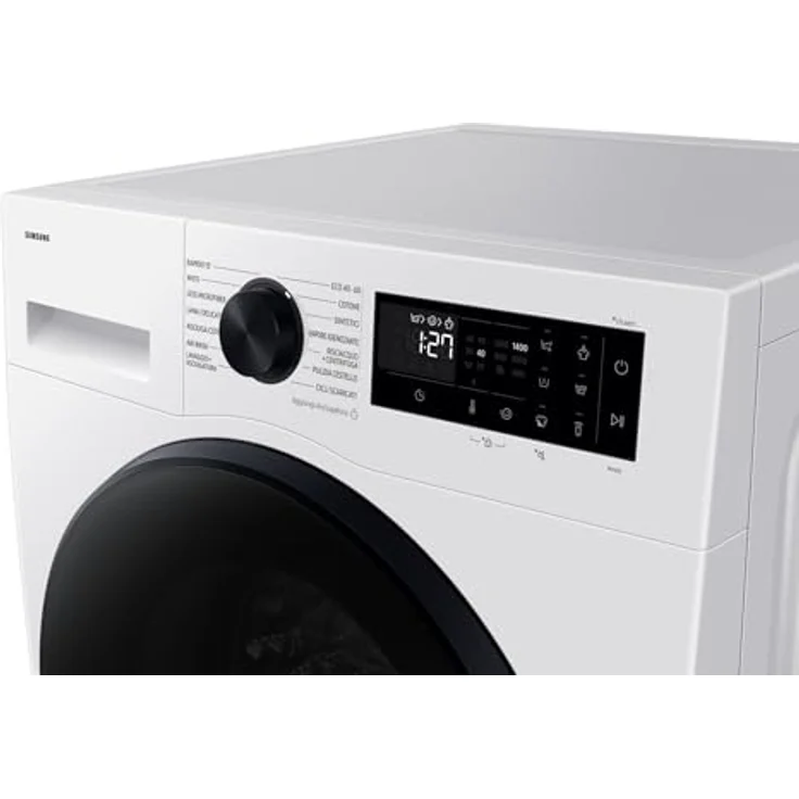 Samsung WD90DG5B15BE Waschtrockner, Freistehend, Frontlader, StayClean-Schublade, Air Wash-Technologie, Weiß D – Bild 8