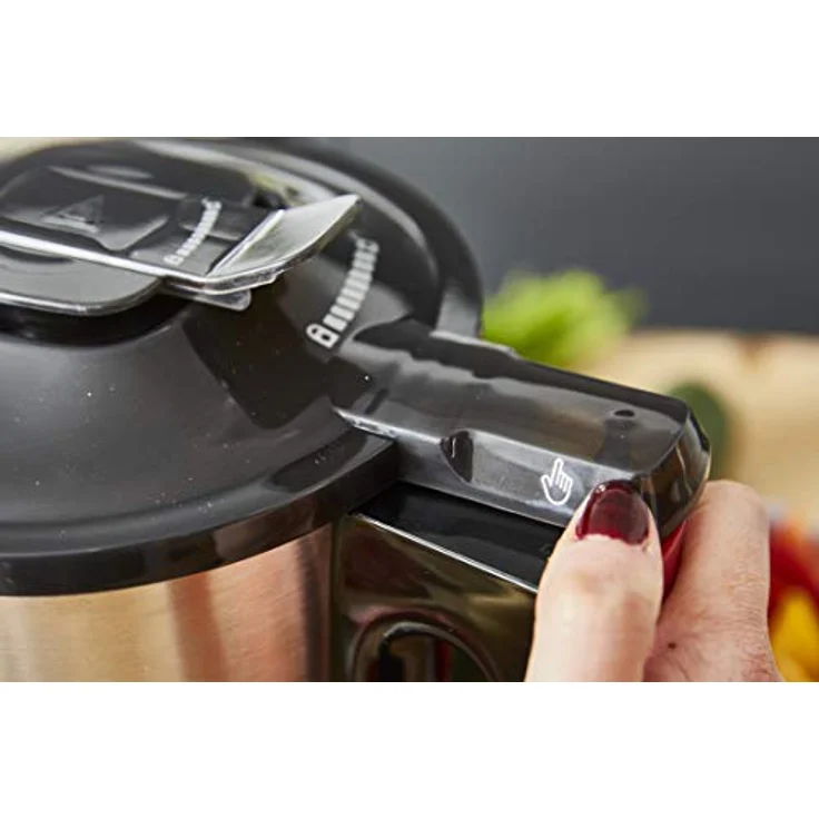 Senya SYCP-HB008R Edelstahl Cook & Ice V3, Mixer sahnehaltige-fein pürierte Suppe, Dampfkochen, Crush-EIS, Smoothies Heiz-Standmixer, 1400, Metall, 1.5 liters, Rot – Bild 6