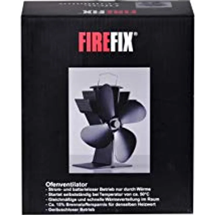 Firefix Standventilator Ofenventilator ab 50 Grad – Bild 2