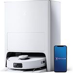 ECOVACS DEEBOT X1 e OMNI Saugroboter mit Wischfunktion ( 5000Pa, Selbstwaschend/Selbstheißlufttrockend/Selbstentleerend Dock, AIVI-Hinderniserkennung, OZMO Turbo 2.0, Yiko Sprachassistent, 260min)