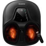 RENPHO Fußmassagegerät Shiatsu Foot Massager Compact FM-058, Schwarz - Knet- & Luftdruckmassage, Heizung, Timer, Max. Fußgröße (EU): 45