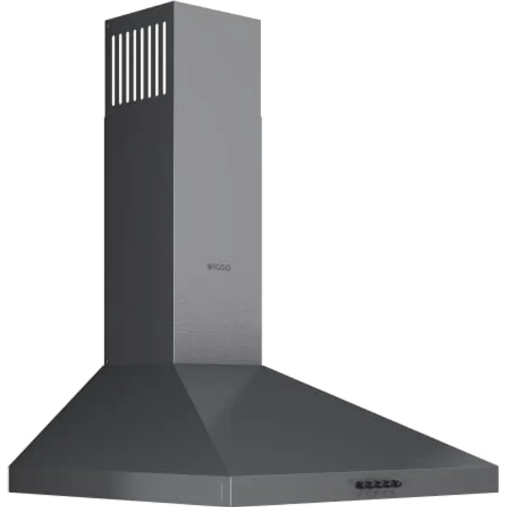 Wiggo Dunstabzugshaube 60cm I Wandhaube für Abluft oder Umluft Dunstabzug 300m³/h mit LED-Beleuchtung & 3 Leistungsstufen I Wandhaube inkl. Fettfilter & 2x Kohlefilter I Abzugshaube Inox – Bild 2