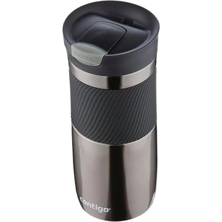 Contigo Thermobecher Byron Snapseal, Edelstahl Isolierbecher, Kaffebecher to go, auslaufsicher, spülmaschinenfester Deckel BPA-frei, 470 ml – Bild 5