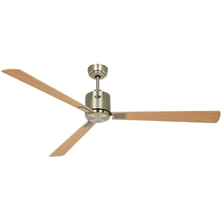 CASAFAN Eco Neo III, Energiespar Deckenventilator 152 cm mit Fernbedienung, Messing Antik, Wendeflügel Ahorn/Buche, WiFi Smart Home kompatibel – Bild 4