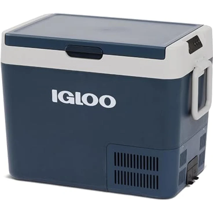 Igloo ICF 40 Kompressorkühler, tragbarer Kühlschrank und Gefrierschrank mit Temperaturbereich von -18 °C bis 22 °C, 12/24 V DC und 240 V AC, digitales Display – Bild 1