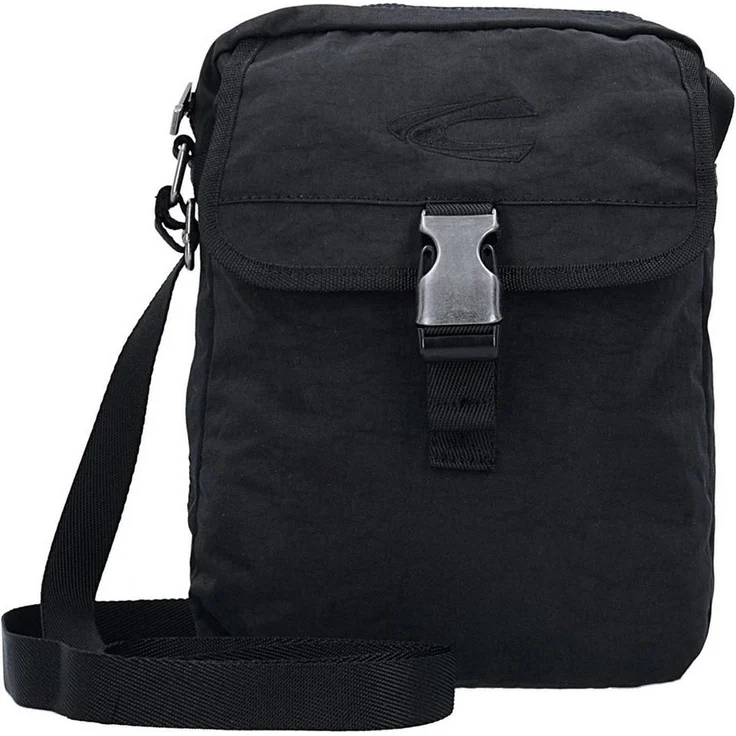 camel active Umhängetasche Journey, Nylon mit Außenfach in schwarz – Bild 1
